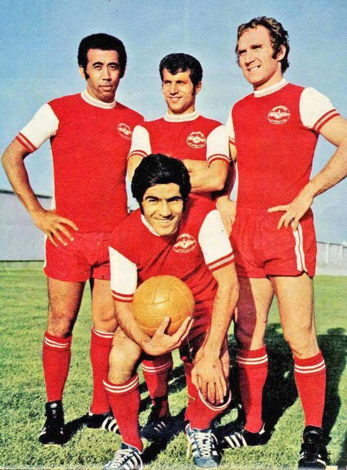 عکسی تاریخی از ۴ ستاره بزرگ سال‌های دور پرسپولیس