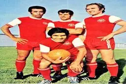 عکسی تاریخی از ۴ ستاره بزرگ سال‌های دور پرسپولیس