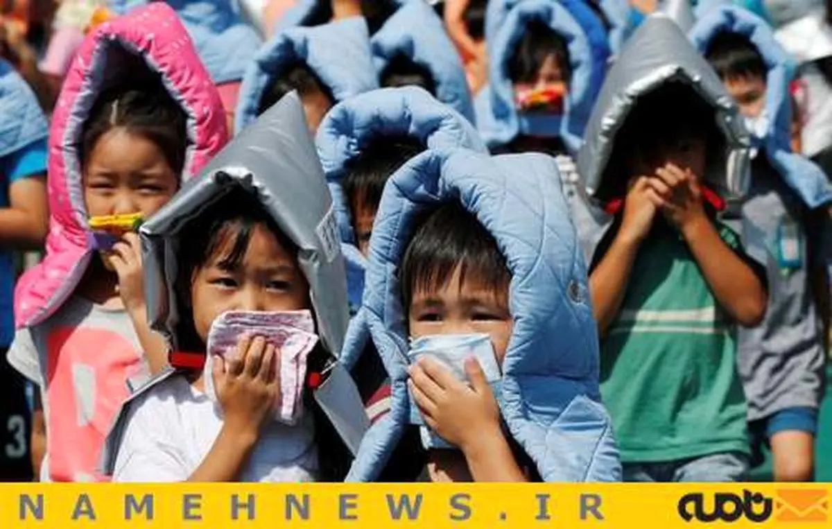 مانور ایمنی در برابر زلزله / عکس