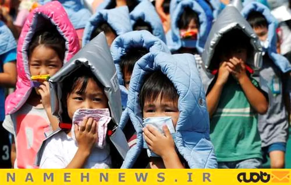 مانور ایمنی در برابر زلزله / عکس