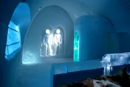تصاویری از هتل یخی سوئدی‌ها که هر سال از نو ساخته می‌شود