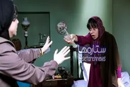 پريناز ايزديار و ترانه عليدوستى در نمايى از سریال شهرزاد /عکس