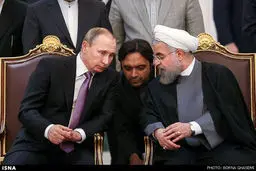 نشست خبری روسای جمهور ایران و روسیه/تصاویر