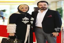 حضور بازیگر معروف با همسرش در جشن حافظ/عکس