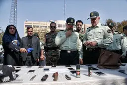 بازدید از کشفیات پلیس آگاهی تهران بزرگ/تصاویر