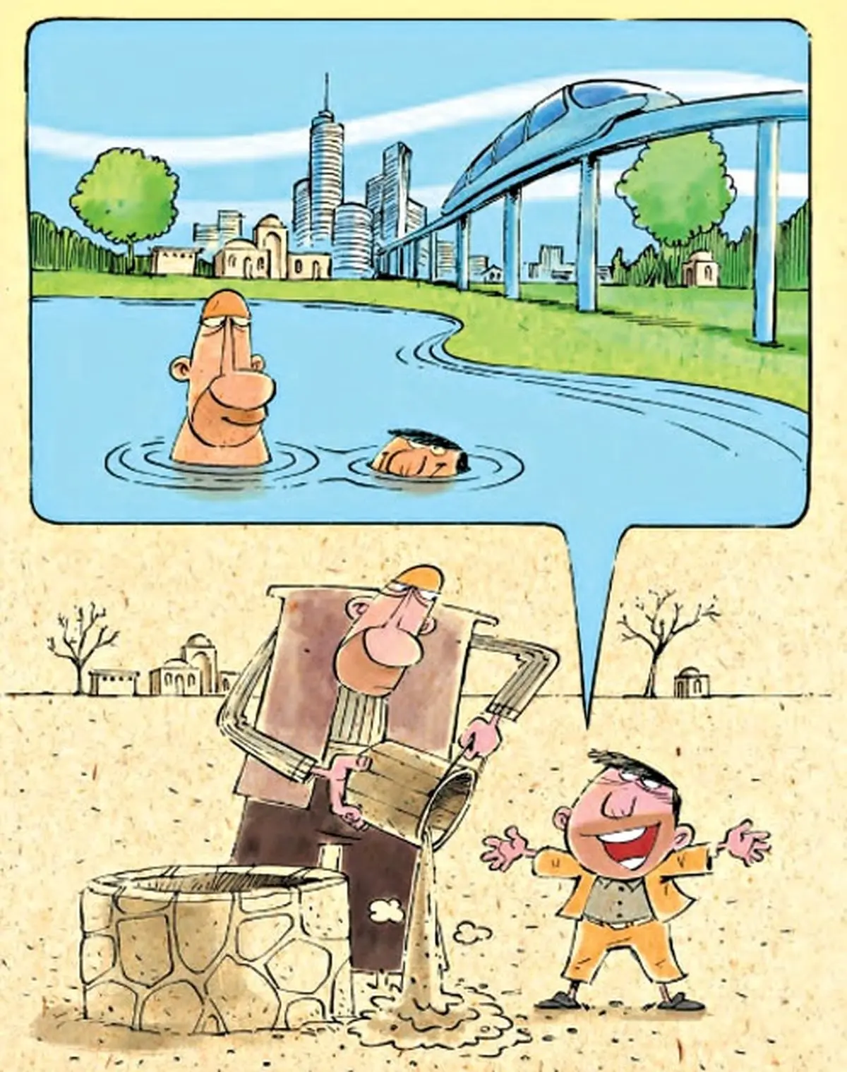 کاریکاتور/ دروغ و خشکسالی در کشور!