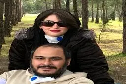 عکس جدید رضا داوودنژاد و همسرش غزل