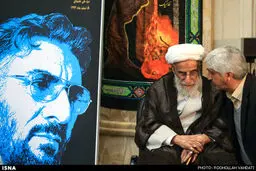 حواشی ختم سلحشور با حضور جنتی، وزیر ارشاد، سردار نقدی و هنرمندان/ عکس