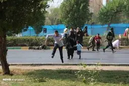 در حاشیه حادثه تروریستی اهواز / عکس