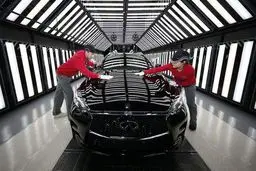 کارخانه تولید خودرو نیسان در ساندرلند انگلیس /عکس