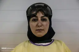 عکسی از خانم دکتر قهرمان در اهواز که در جهان دیده شد