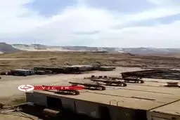 فیلم دیده نشده از ریزش کوه های اطراف گناوه بر اثر زلزله