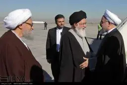 استقبال علم الهدی از روحانی/عکس