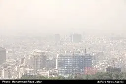 تصاویر/ هوای آلوده امروز تهران