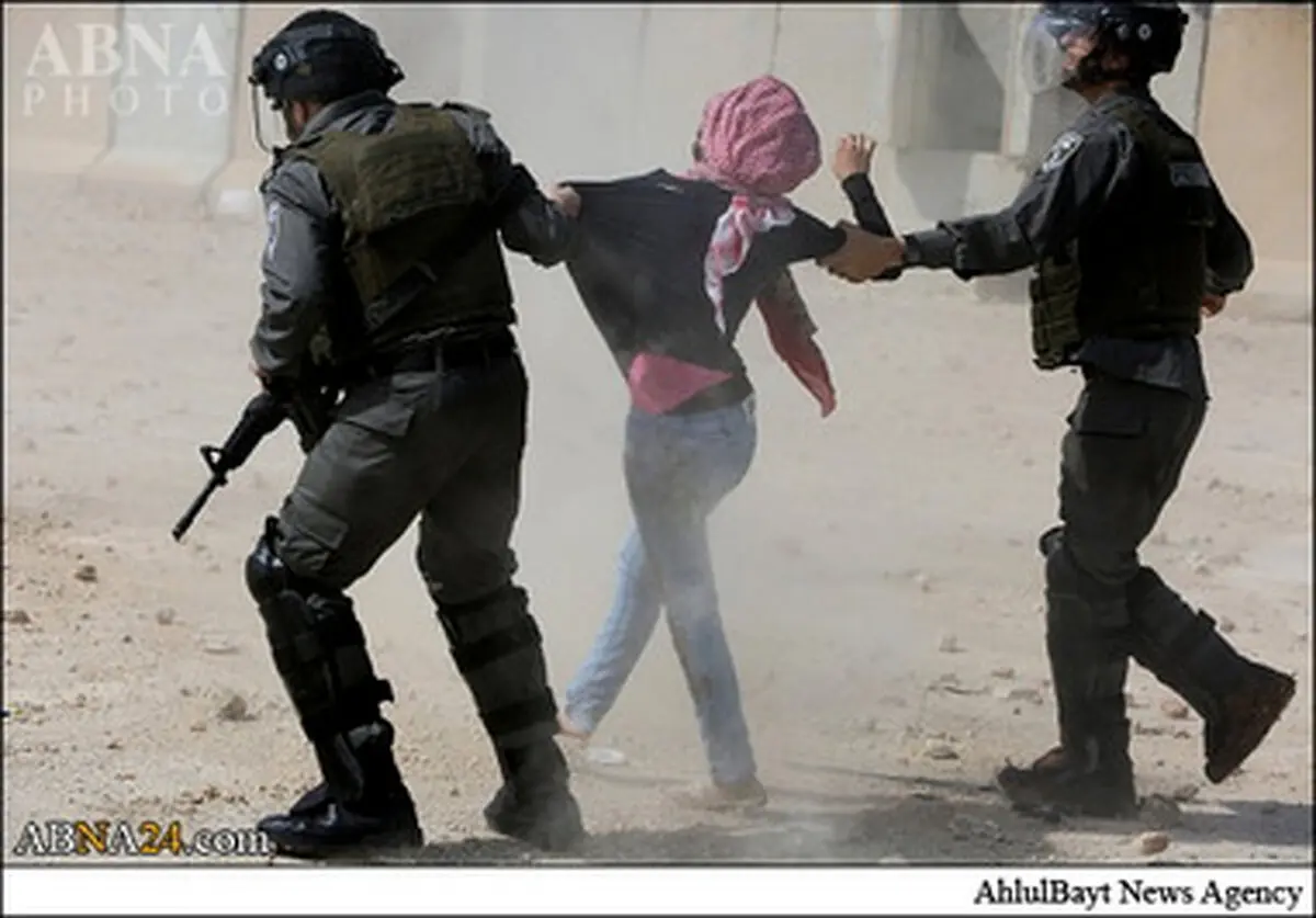 بازداشت دختر دانشجوی فلسطینی/تصاویر