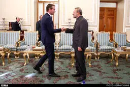 حواشی دیدار وزیر خارجه دانمارک با لاریجانی/تصاویر