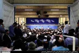 دیدار جمعی از قشرهای مختلف مردم با رهبر معظم انقلاب/ تصاویر