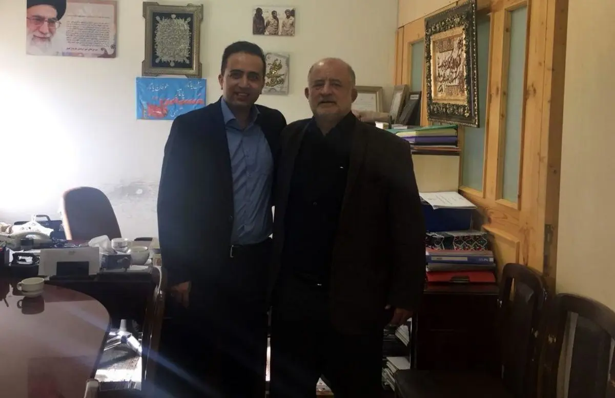 عکس/وکیل بقایی در دفتر قاضی پور!