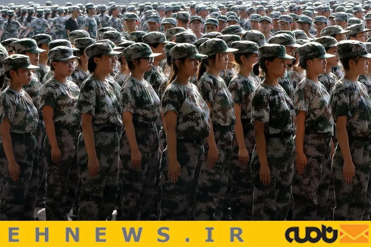 نیروهای تازه وارد ارتش چین / عکس