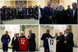 عکس یادگاری حسن روحانی با کی روش