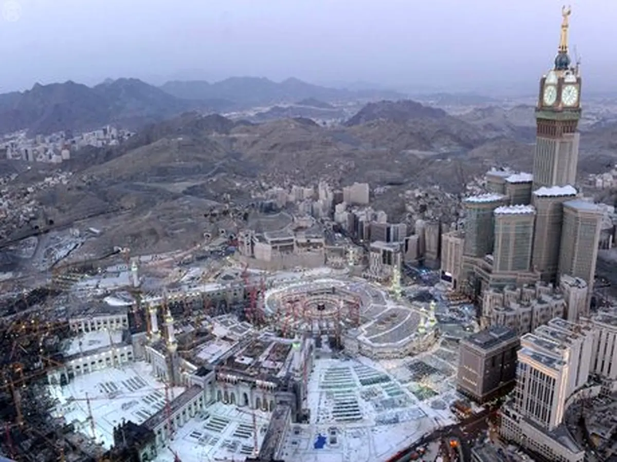 جدیدترین عکس هوایی از خانه خدا