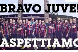 بارسا اقدام شایسته یوونتوس را بی پاسخ نگذاشت+عکس