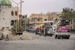 عکس/ بازگشت شهروندان سوری به تدمر