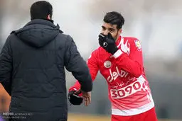 حواشی دیدار تیم‌های فوتبال پرسپولیس و راه آهن/تصاویر