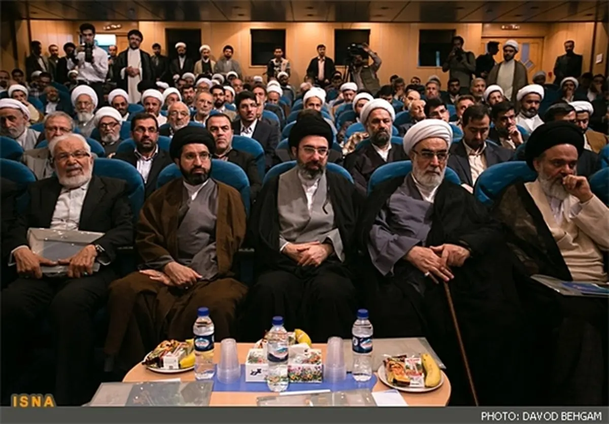 دایی و فرزندان رهبر انقلاب در یک قاب /عکس