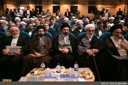 دایی و فرزندان رهبر انقلاب در یک قاب /عکس