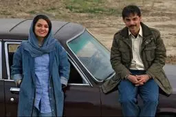 گريم مهناز افشار و پيمان معادى در فيلم سينمايى "ناگهان درخت" /عکس