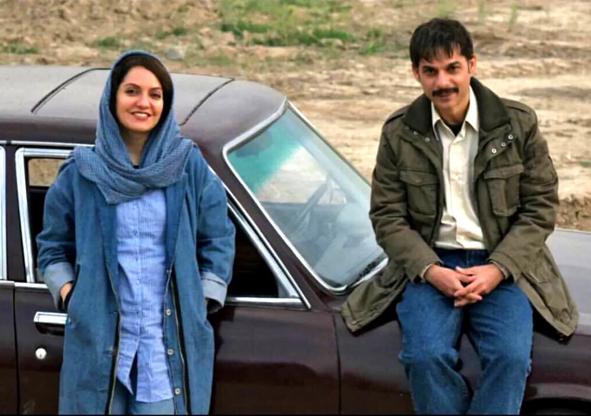 گريم مهناز افشار و پيمان معادى در فيلم سينمايى "ناگهان درخت" /عکس