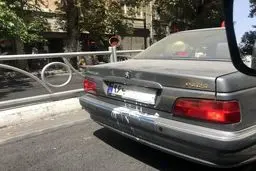 ایده های جالب ، ورود پرشیا به طرح ترافیک با گچ! / عکس