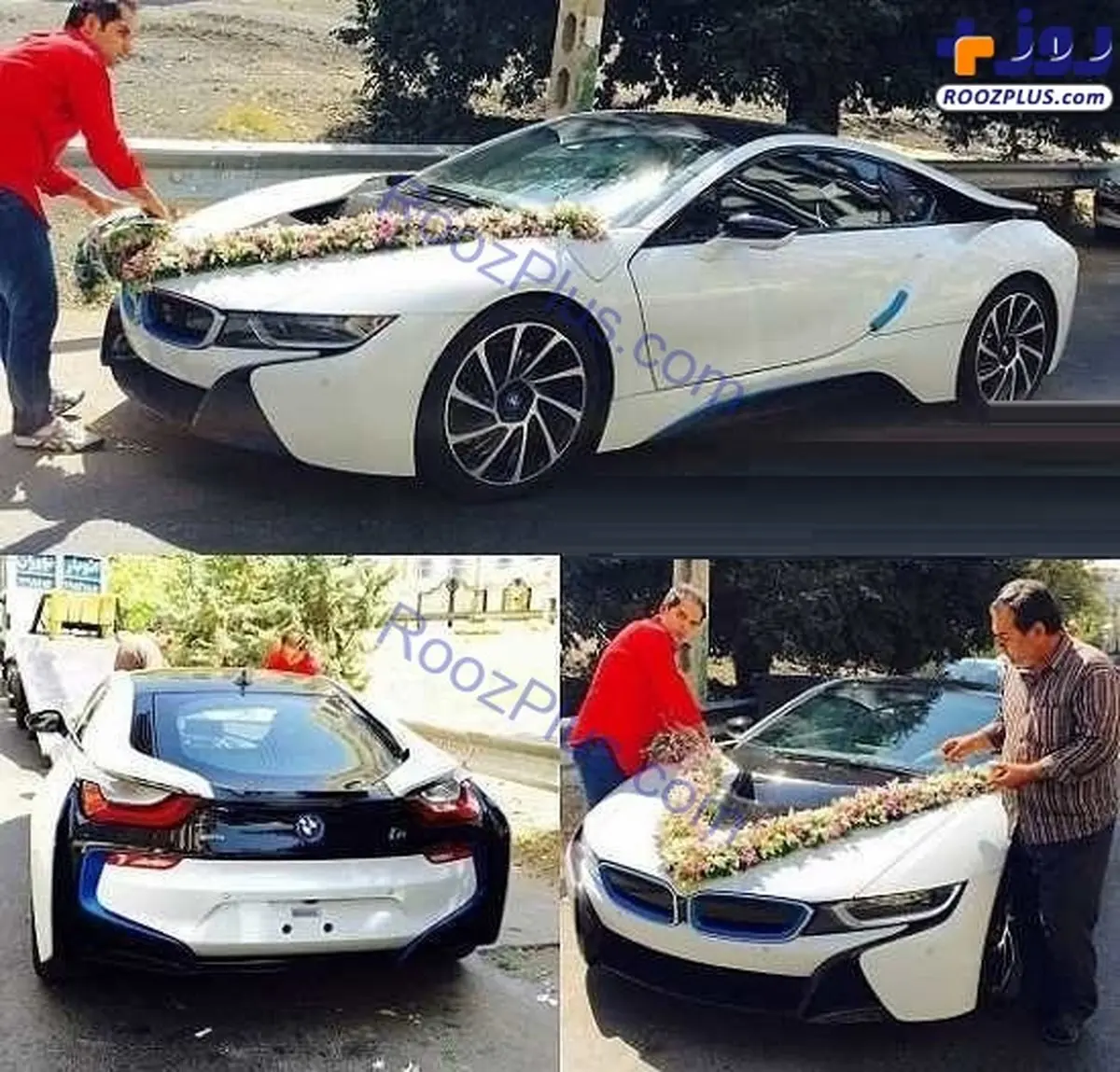 تصویری از گران ترین ماشین عروس ایران!