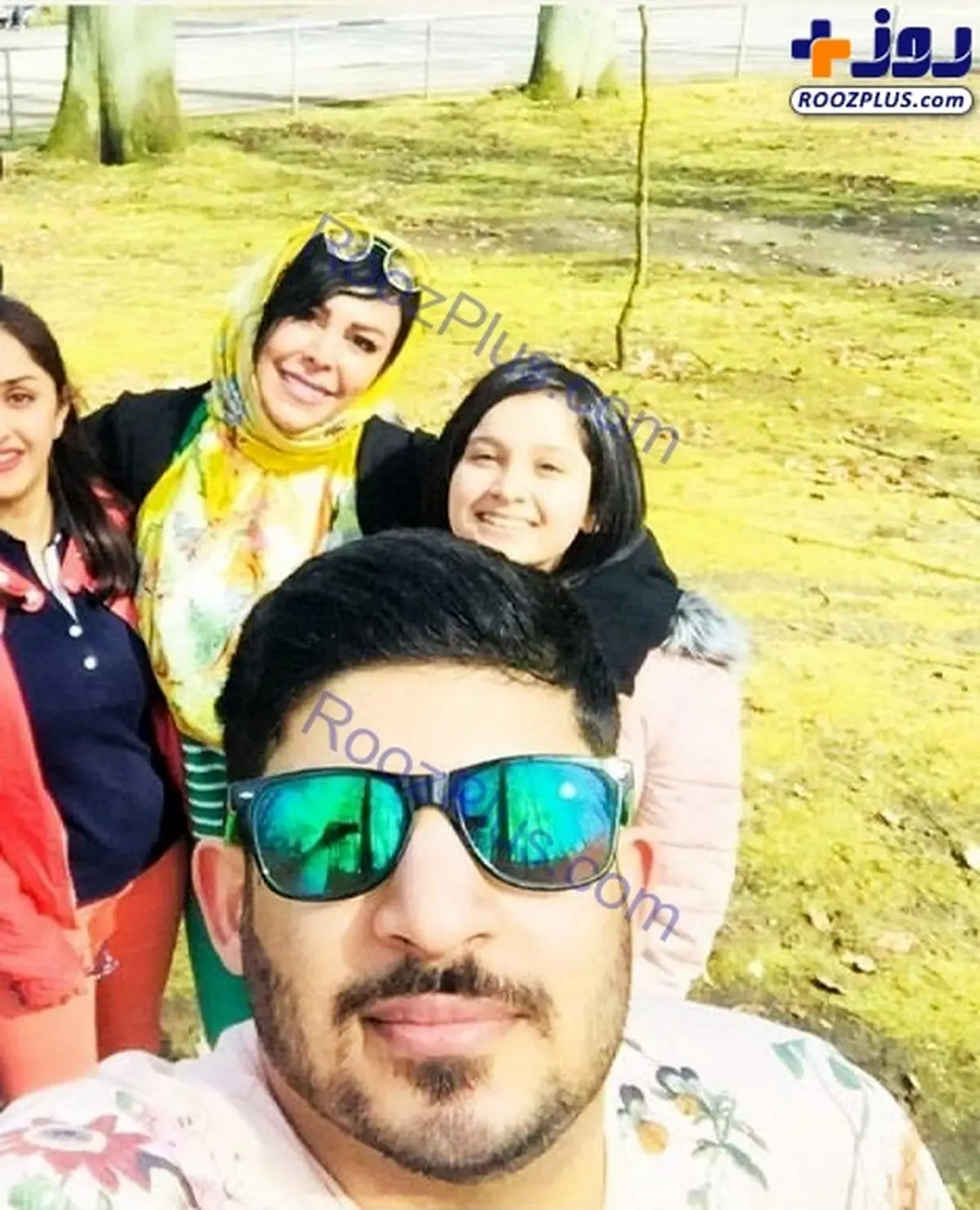 سیزده به در خانم بازیگر و پسرش در فرانکفورت آلمان+عکس