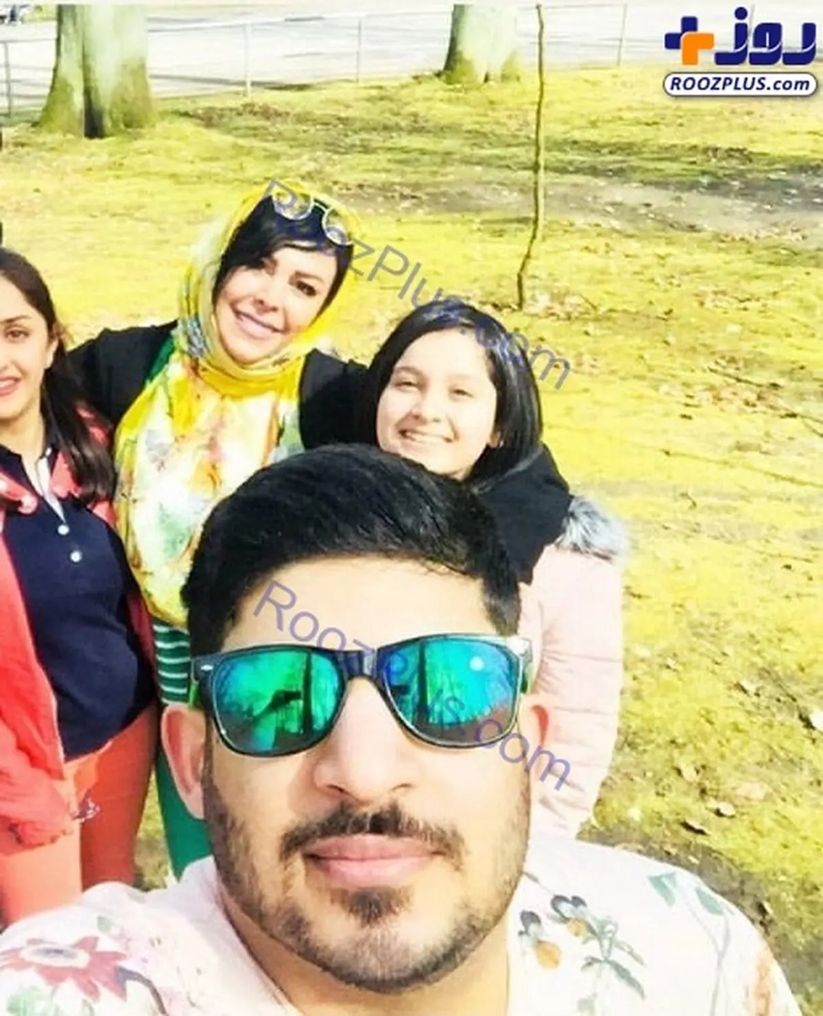سیزده به در خانم بازیگر و پسرش در فرانکفورت آلمان+عکس