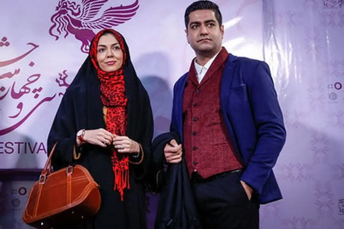 آزاده نامداری و همسرش در جشنواره/عکس