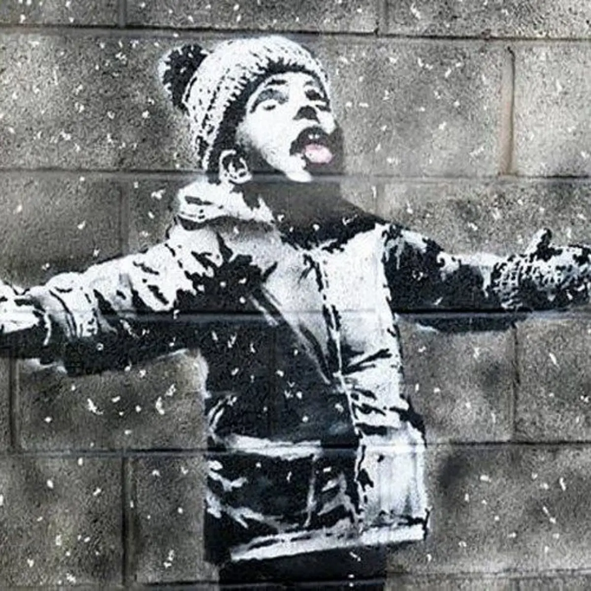 آلوده ترین دیوار بریتانیا تابلو نقاشی شد/ عکس