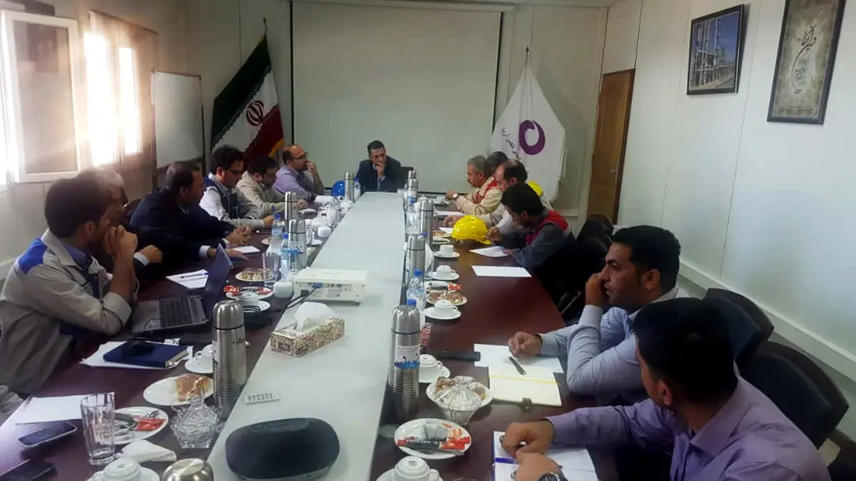 برگزاری جلسه هماهنگی تیم فرماندهی حادثه سایت ۲ پتروشیمی شیمی بافت