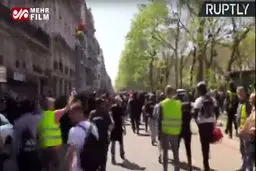 ببینید: راهپیمایی "جلیقه‌زردها" برای ۲۳ امین هفته متوالی