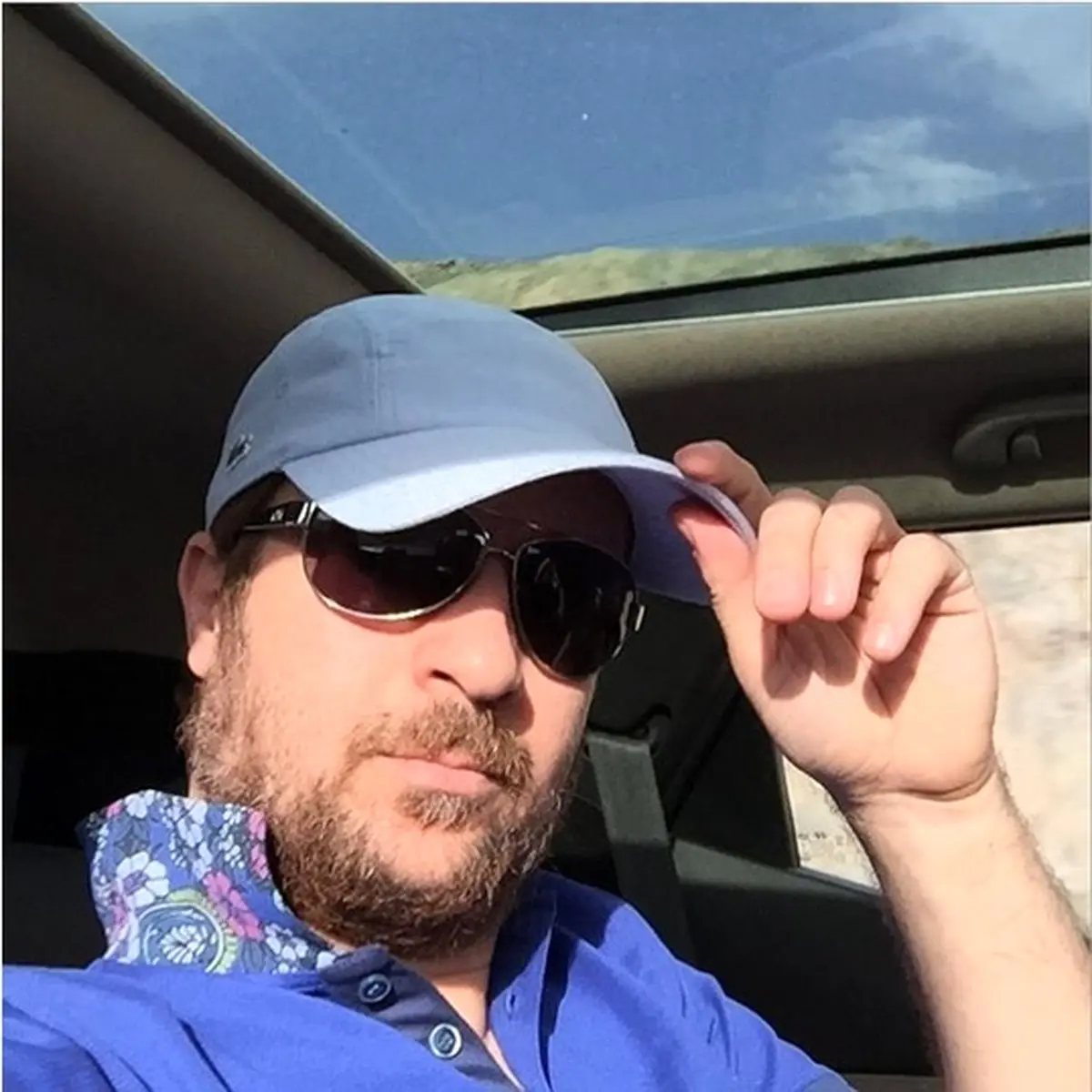 سلفی جدید احمد مهرانفر با سیمای جدید/ عکس