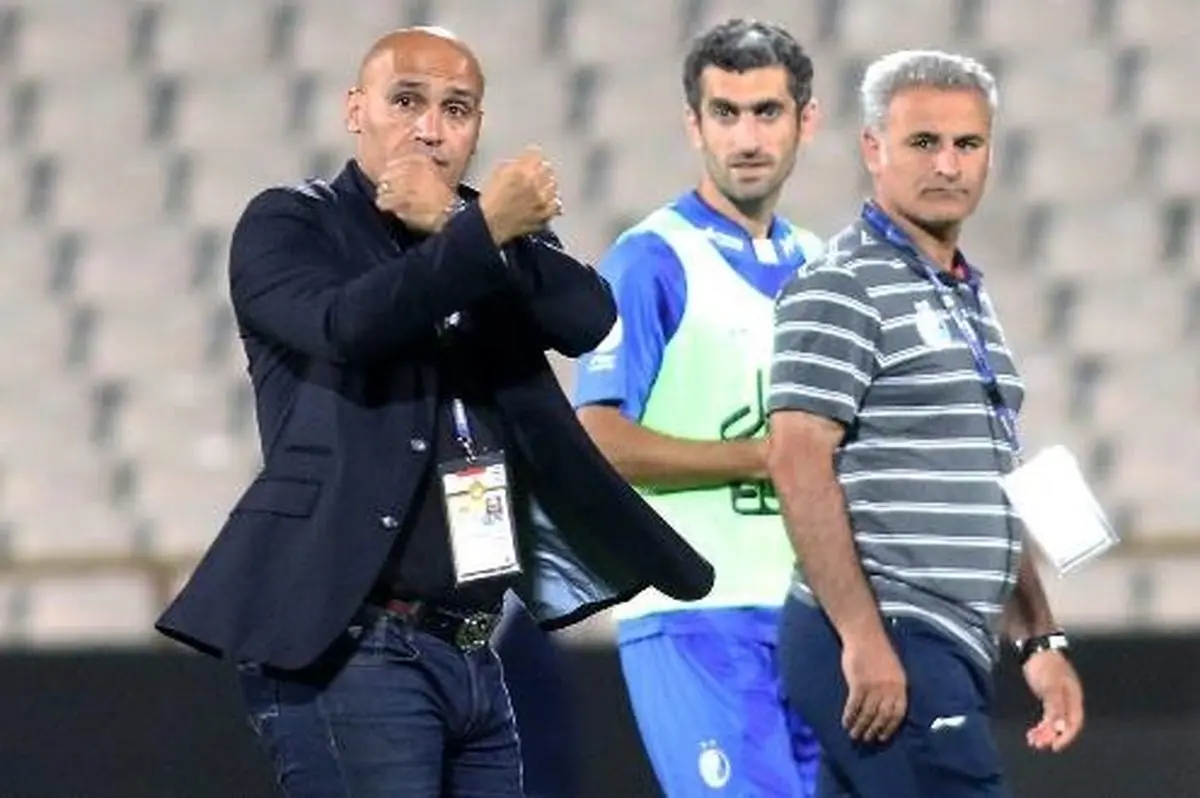 تقلید منصوریان از مورینیو ! + تصاویر