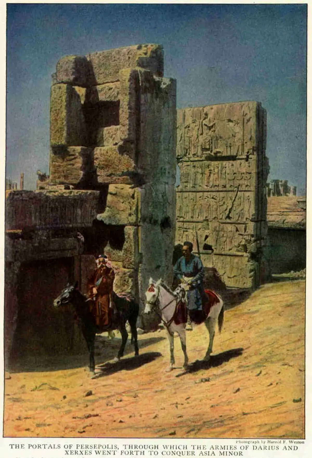 تصویری جالب از دروازه ورودی تخت جمشید / عکس