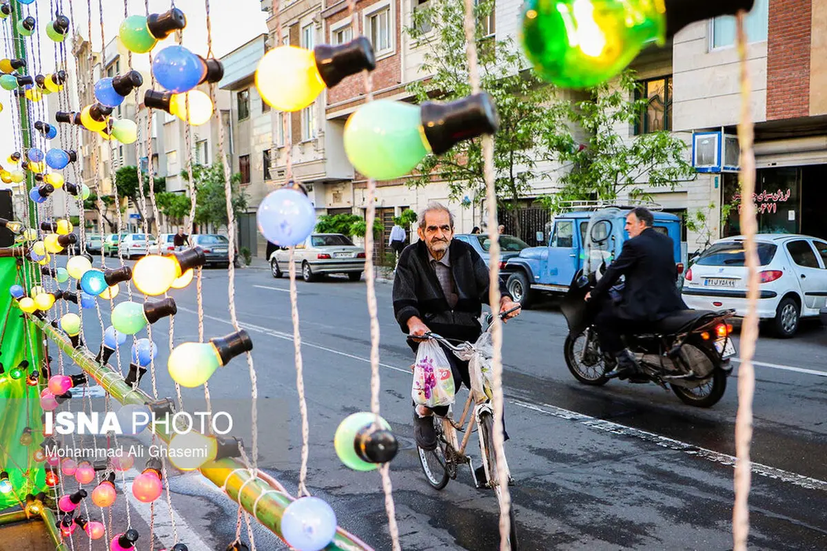 تصاویر: آذین بندی و جشن نیمه شعبان در تهران