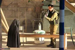 شلیک از پشت‌سر به دختر فلسطینی/تصاویر