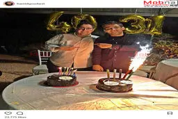 تصویری از جشن تولد ۴۰ سالگی حمید گودرزی/ عکس