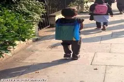 عکس:بفرمایید بریم مدرسه!