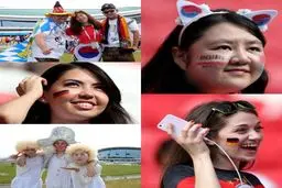 تصاویری از حضور هواداران کره‌جنوبی - آلمان در ورزشگاه کازان