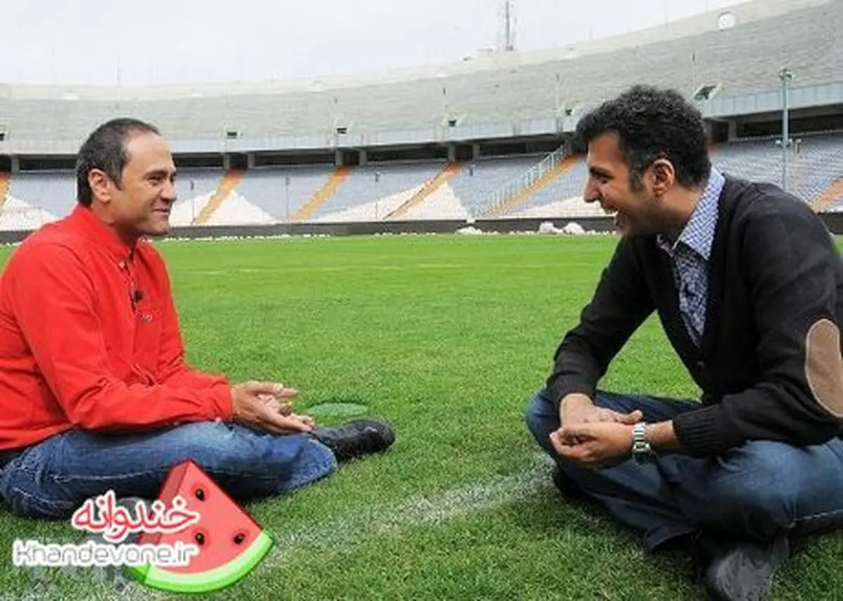 «خندوانه» بالاخره فردوسی‌پور را گیر انداخت/عکس