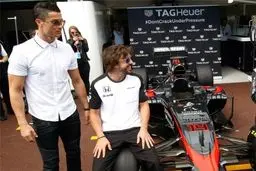 ملاقات فوق ستاره رئال با رقیب سابق شوماخر+تصاویر